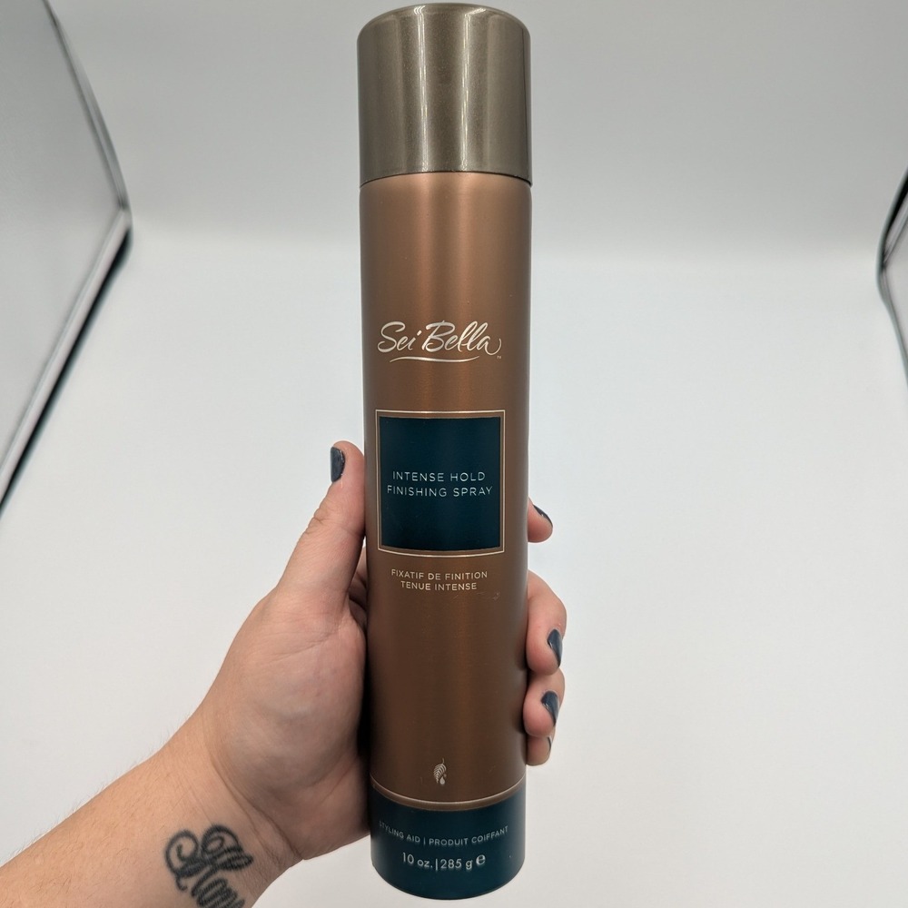 Sei Bella Intense Hold Finishing Spray Brown Professional Styling Aid 10 oz NOS